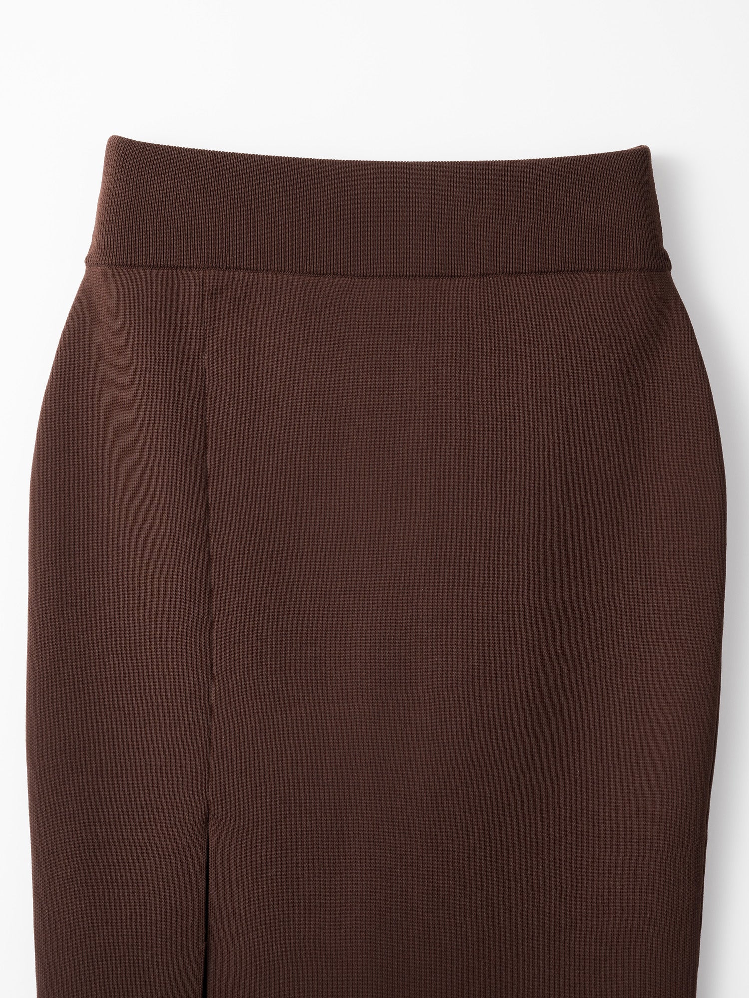 SIDE SLIT HG SKIRT / BROWN