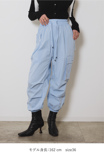 LIGHT LOOSE CARGO PANTS / BLUE – led-tokyo│レッドトーキョー